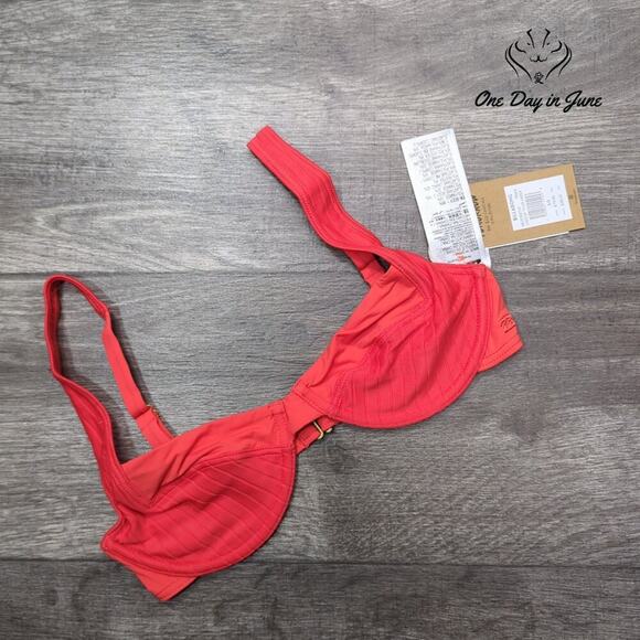 Billabong Lined Up Tyler Underwire Bikini Top Size S - Picture 3 of 5